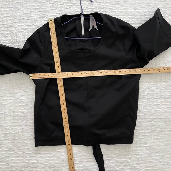 Melissa McCarthy Seven7 New Without Tags Top Black with Tie in the Back 3X - Picture 6 of 11